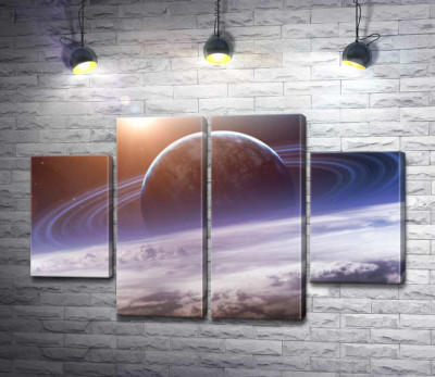 Сатурн в космических просторах