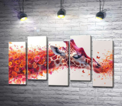 Квітковий жираф