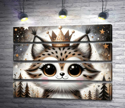 Милий кошеня в короні