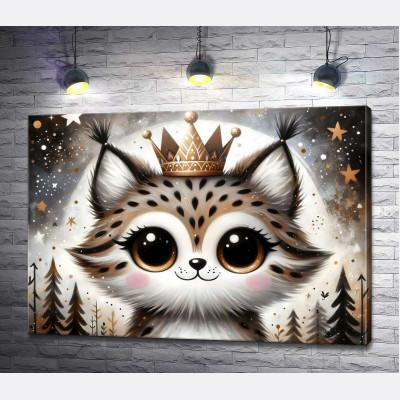 Милий кошеня в короні