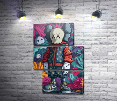 Стильный персонаж Kaws