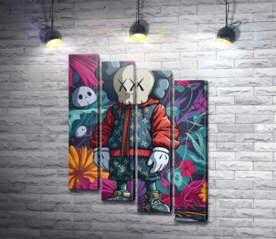 Стильный персонаж Kaws