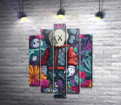 Стильный персонаж Kaws