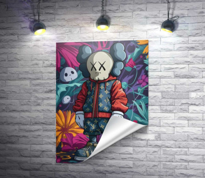 Стильный персонаж Kaws