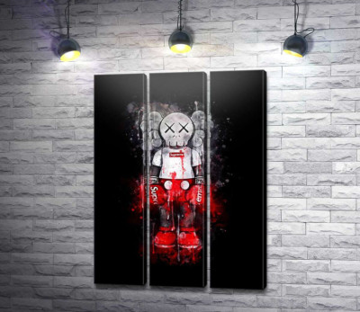 Kaws в стиле Supreme