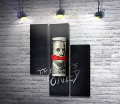 Модульна картина "Час - гроші. Time is money."