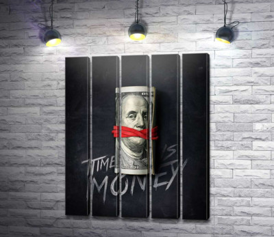 Модульна картина "Час - гроші. Time is money."