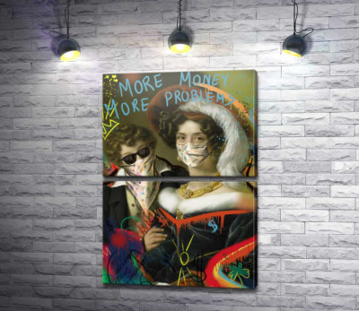 Модульна картина "More Money - More Problems"