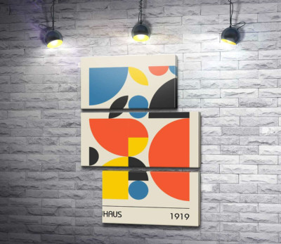 Модульна картина "Баухаус плакат, 1919"