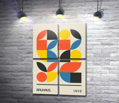 Плакат Баухаус 1919