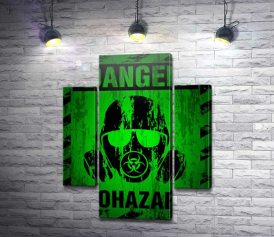 Вывеска Biohazard