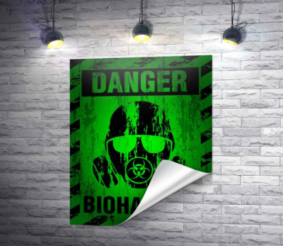 Вывеска Biohazard