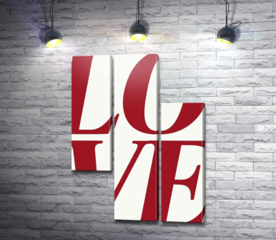 Модульная картина "Love"