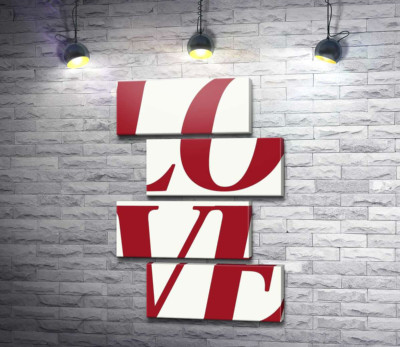 Модульная картина "Love"