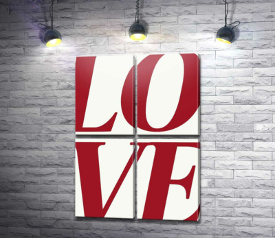 Модульная картина "Love"