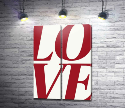 Модульна картина "Love"