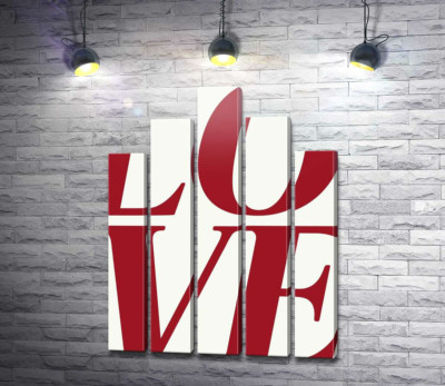 Модульная картина "Love"