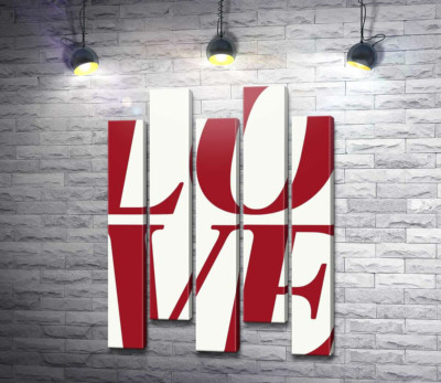 Модульная картина "Love"