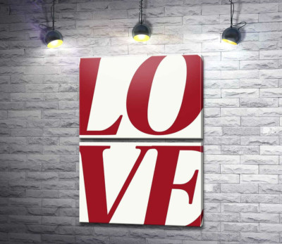 Модульная картина "Love"