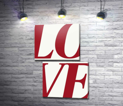Модульна картина "Love"