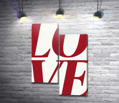Модульная картина "Love"