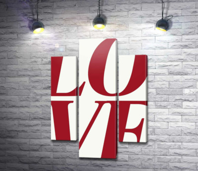 Модульная картина "Love"
