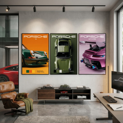 Три ракурса Porsche