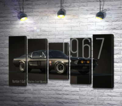 Модульна картина "Ford Mustang 1967"