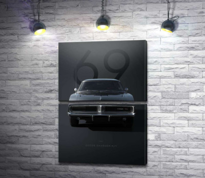 Модульна картина "Dodge Charger 1969"