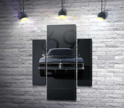 Модульная картина "Dodge Charger 1969"