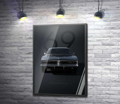 Постер "Dodge Charger 1969"