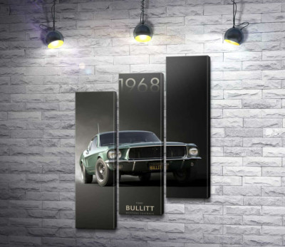 Модульна картина "Ford Bullit 1968"