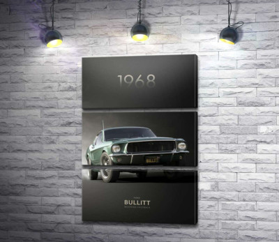 Модульна картина "Ford Bullit 1968"
