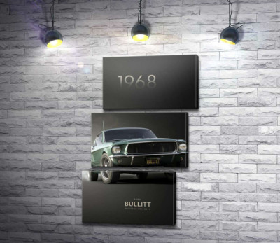 Модульна картина "Ford Bullit 1968"