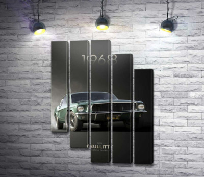 Модульна картина "Ford Bullit 1968"