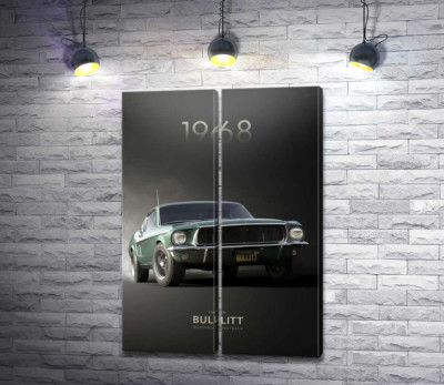 Модульна картина "Ford Bullit 1968"