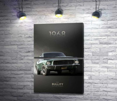 Модульна картина "Ford Bullit 1968"