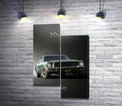 Модульна картина "Ford Bullit 1968"