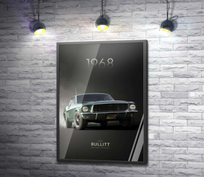 Постер "Ford Bullit 1968"