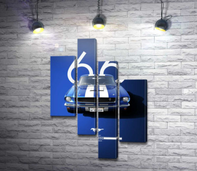 Модульная картина "Ford Mustang GT350"