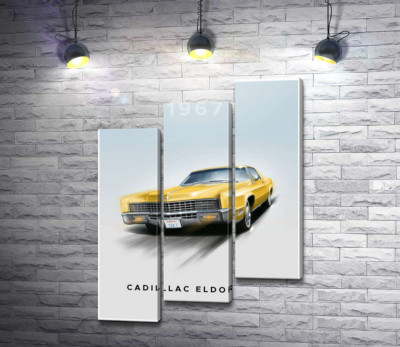 Модульная картина "Cadillac Eldorado 1967"