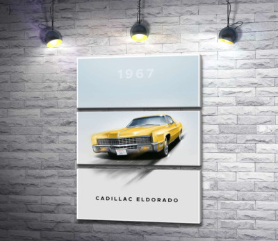 Модульна картина "Cadillac Eldorado 1967"