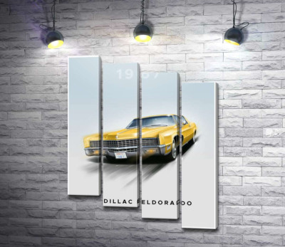 Модульная картина "Cadillac Eldorado 1967"
