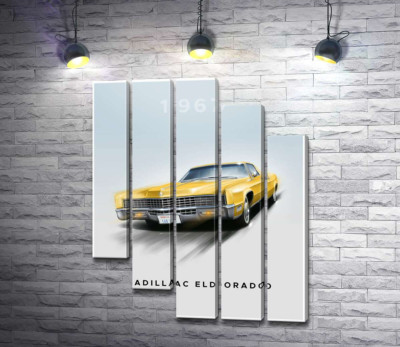 Модульная картина "Cadillac Eldorado 1967"