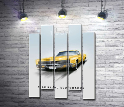 Модульная картина "Cadillac Eldorado 1967"