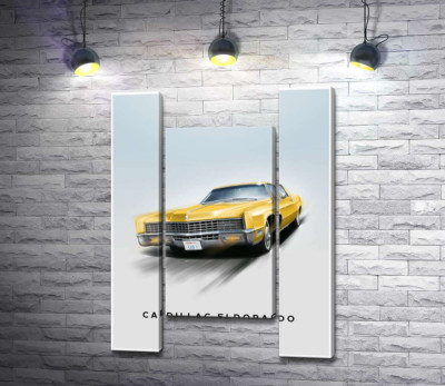 Модульна картина "Cadillac Eldorado 1967"