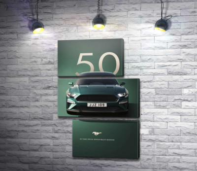 Модульная картина "Ford Bullit Mustang 50"