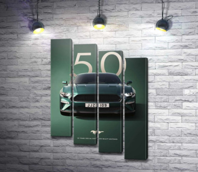 Модульна картина "Ford Bullit Mustang 50"