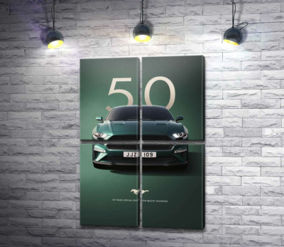 Модульна картина "Ford Bullit Mustang 50"