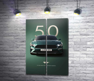 Модульна картина "Ford Bullit Mustang 50"